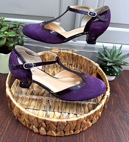 Hotter rumba purple - purple, suede