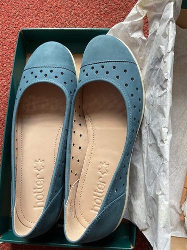 Hotter women flat - flat, leather