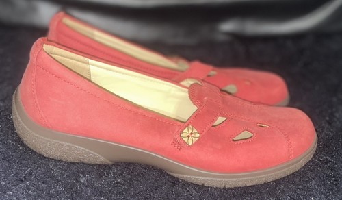 Ladies size red suede - ladies, uk