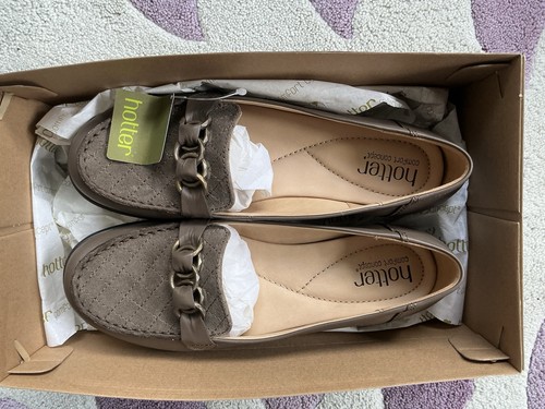 Hotter leather shoes size - leather, 5