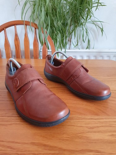 Hotter brown leather shoes - hotter,