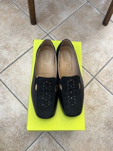 Hotters black multi leather - black,