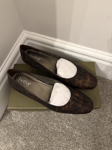 Hotter enchant brown crocodile - hotter,
