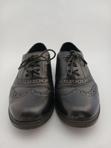 Hotter black leather lace - leather, up