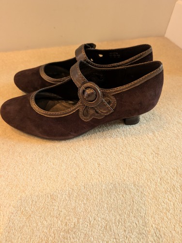 Hotter valetta brown leather - brown,