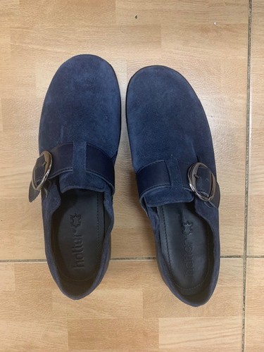 Hotter size blue suede - hotter,,