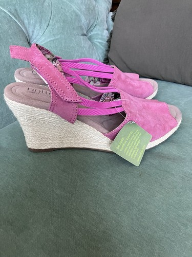 Hotter pink wedge dawn shoes - wedge,