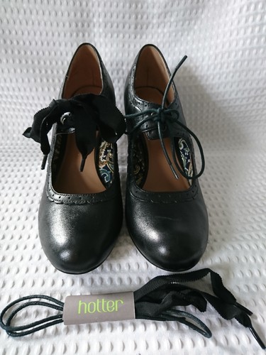 Hotter boutique black leather - boutique,