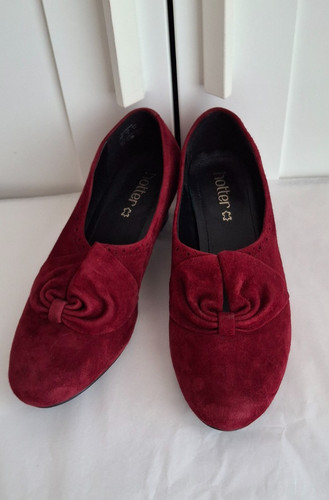 Hotter donna suede court - hotter, shoes